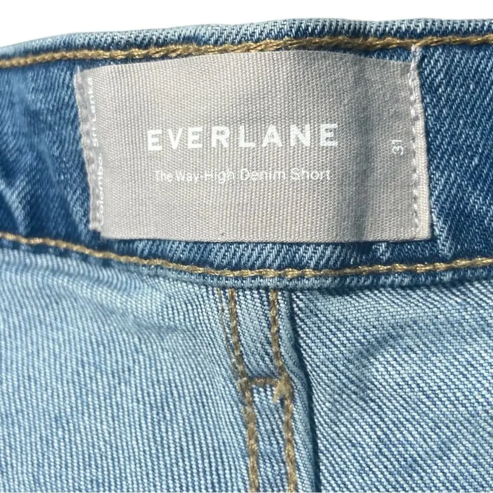 Everlane The Way High‎ Denim Short Blue 31